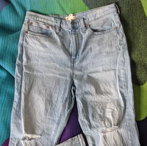 Madewell "The High-Rise Slim Crop Boyjean"